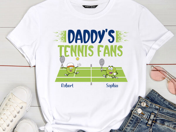 Personalized daddy, grandpa_s little tennis fans mug, personalized mug gift pc t shirt illustration