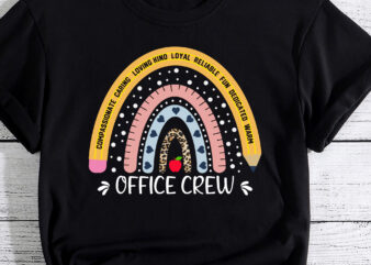 Personalized Office Crew Shirt School Office Staff Tees Gift For Office Squad Custom Staff Shirt Staff Appreciation Gift Secretary Gift PC 1 t shirt illustration