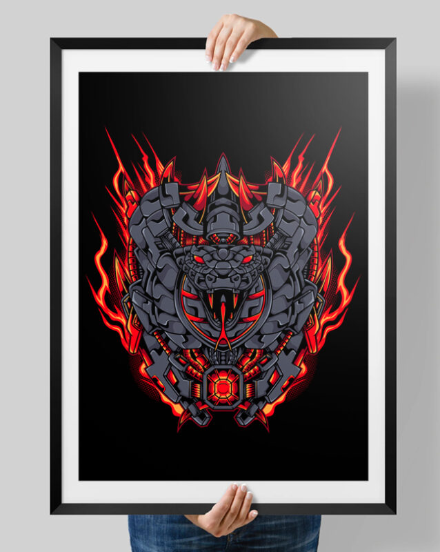 Mecha Robot Illustration Bundle