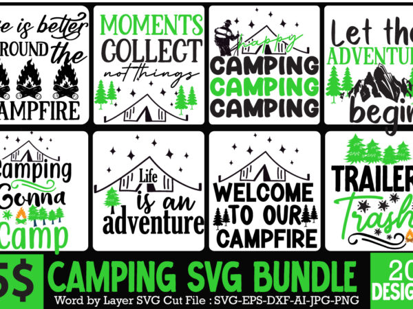 Camping svg bundle,camper svg bundle,camping t-shirt design bundle, camping svg bundle, camping crew svg, camp life svg, funny camping svg, campfire svg, camping gnomes svg, happy camper svg, love camp