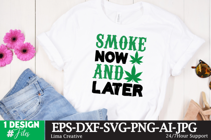 Weed SVG T-shirt Design Bundle,Weed SVG, Weed SVG bundle, Weed Leaf Svg, Marijuana Svg, Cannabis SVG, Svg Files for Cricut 1000 Cannabis Png Designs, Bundle Png File, Dope Bundle, Smoke