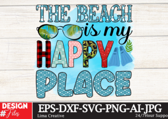 The Beach is My Happy Place Sublimation Design,Summer Sublimation PNG Design ,Summer T-shirt 10 Design Bundle,t-shirt design,t-shirt design tutorial,t-shirt design ideas,tshirt design,t shirt design tutorial,summer t shirt design,how to design