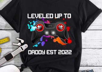 Promoted To Daddy 2023 Gift For New Dad First Time Father Pullover Hoodie t shirt illustration