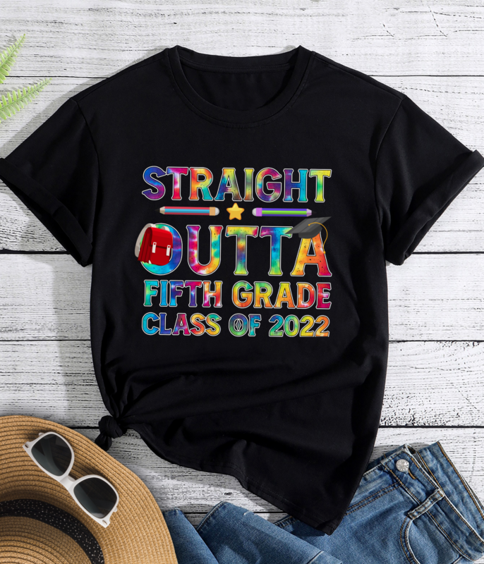 Straight Outta Fifth Grade Class Of 2019 Graduation T-Shirt Straight Outta Fifth Grade Class Of 2019 Graduation T-Shirt