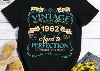 RD 60th Birthday Gifts For Dad Aged To Perfection T-Shirt