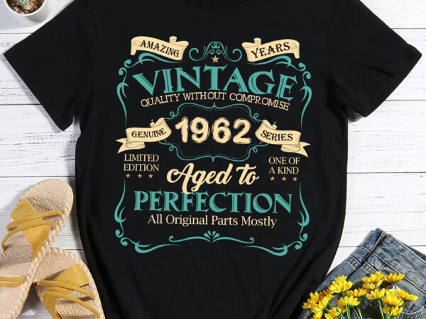 Rd 60th birthday gifts for dad aged to perfection t-shirt