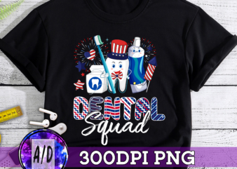RD All American Dental Squad, Happy 4th Of July, Dental Hygienist, American Patriotic, Independence Day Gift Digital PNG File