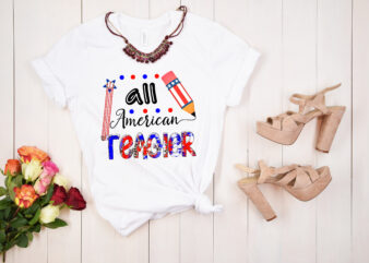 RD All American Teacher Shirt, American Teachers, 4th of July Teachers Shirt, Fourth Of July Shirts, USA Teachers, American Flag And Teachers t shirt design online