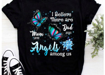 RD Angels Among Us Butterfly Memorial Personalized Shirt