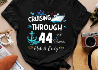 RD Anniversary Cruise, Personalized Cruise, 2022 Couple Vacation, Couples Cruise, Cruising Trough, Matching Cruise, Couple Matching t shirt design online