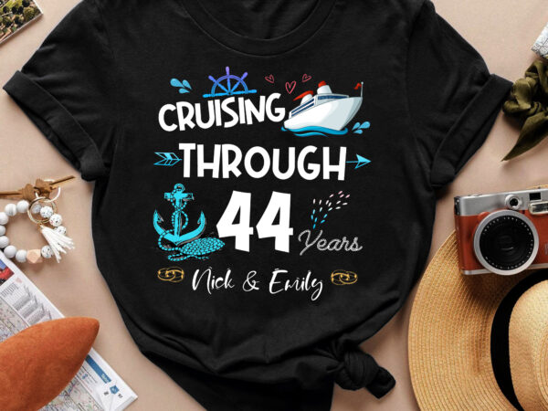 Rd anniversary cruise, personalized cruise, 2022 couple vacation, couples cruise, cruising trough, matching cruise, couple matching t shirt design online