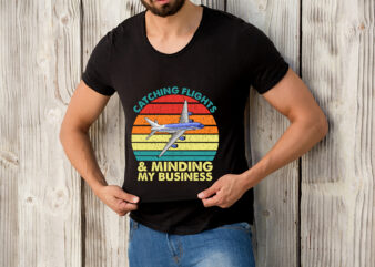 RD Catching Flights _ Minding My Business Vintage T-Shirt