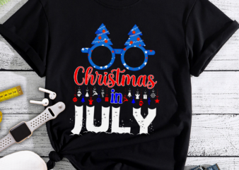 RD Christmas in June gift sunglasses with Christmas tree T-Shirt