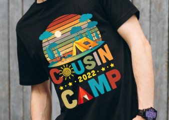 RD Cousin camp 2023 tribe vacation reunion crew camping outdoor shirt t shirt design online