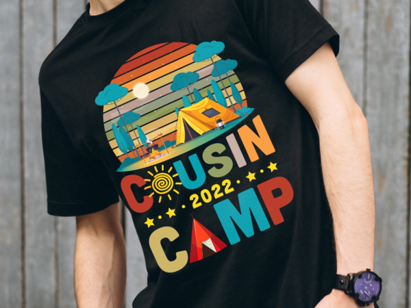 Rd cousin camp 2023 tribe vacation reunion crew camping outdoor shirt t shirt design online