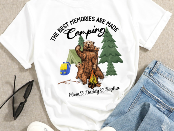 Rd family – the best memories are made camping – personalized shirt t shirt design online