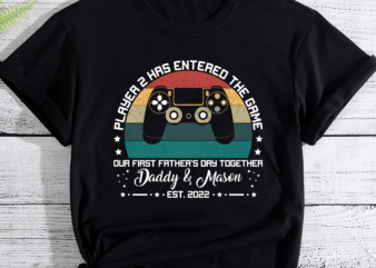 RD First Fathers Day Matching Shirt, Leveled up to Daddy, First Fathers Day Shirt, New Dad Shirt, Dad And Baby Shirt, Fathers Day Gift, Gamer1