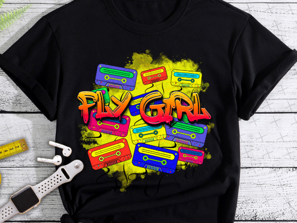 Rd fly girl 80s 90s b-girl old school hip hop t-shirt