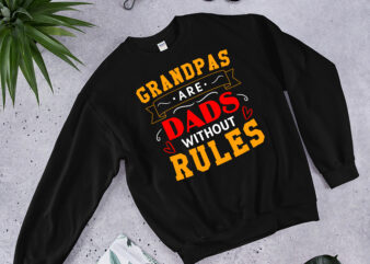RD Grandpas Are Dads without Rules – Birthday Gifts for Grandpa T-Shirt