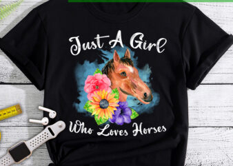 RD Horse Shirt, Just a girl who loves horses Shirt, Horse Lover Tee, Horse Girl Shirt, gift for Mother, Horse Lover Horse Lover gift for women