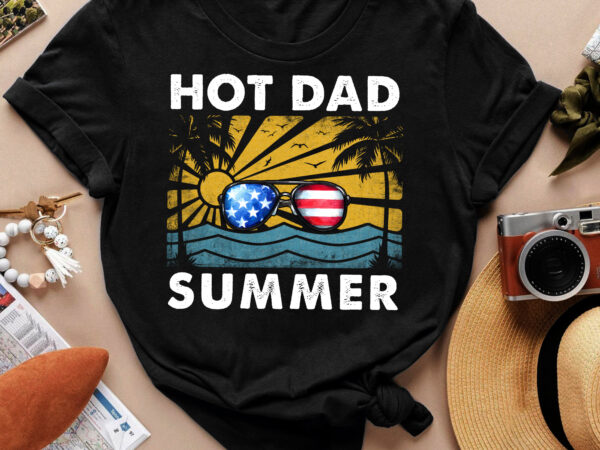 Rd hot dad summer retro vintage 4th of july t shirt design online