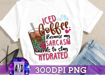 RD Iced Coffee, Sublimation PNG, PNG Digital Download, Iced Coffee PNG, Waterslide Png, Digital Design, Printable File, Funny Png, Leopard Png