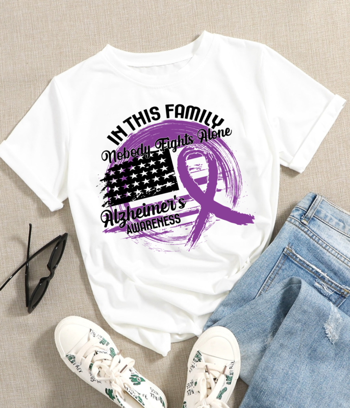 RD In This Family Alzheimer_s Awareness Ribbon American Flag Cutting File, Sublimation, SVG, Jpg, PNG, HTV, Vinyl-01