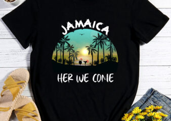RD Jamaica Here We Come Funny Vintage T-Shirt – Hoodie -Sweatshirt. Jamaica Calling Shirt