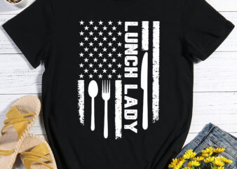 RD Lunch Lady Crew July 4th Lunch Lady Appreciation T-Shirt