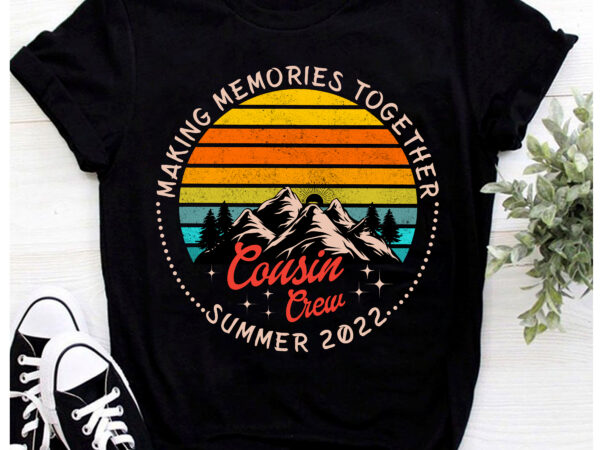 Rd (me) cousin crew 2022 funny summer vacation camping crew camp t-shirt