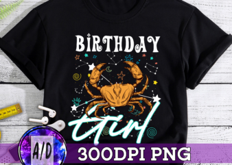 RD (ME) Cancer Birthday Girl T-Shirt