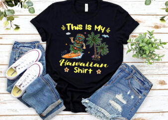 RD (ME) Funny This Is My Hawaiian Tiki Design Summer T-Shirt