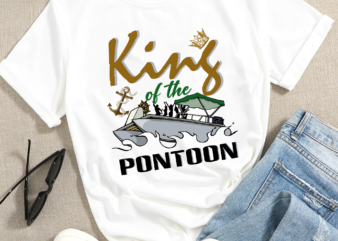 RD Mens King Of The Pontoon Boat – Captain T-Shirt