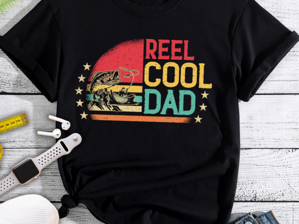Rd mens reel cool dad fisher daddy father_s day gift for fishing dad t-shirt