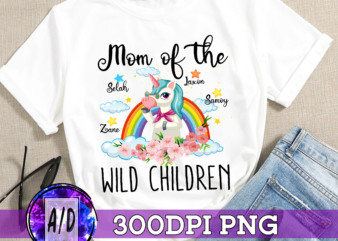 RD Mom Of The Wild Child – Personalized Shirt – Birthday, Funny Gift For Mom, Mother, Grandma, Nana, Gigi, Mimi