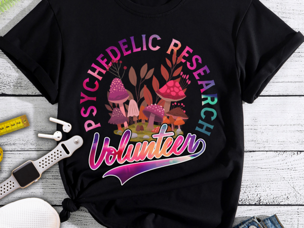 Rd mushroom psychedelic research volunteer t shirt design online