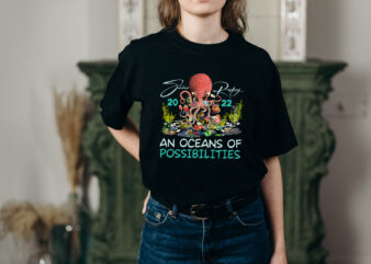 RD Oceans of Possibilities Summer Reading Prize Octopus 2023 T-Shirt