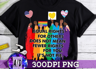 RD Official equal Rights For Others Does Not Mean Fewer Rights For You It’s Not Pie Librarian Life T-shirt
