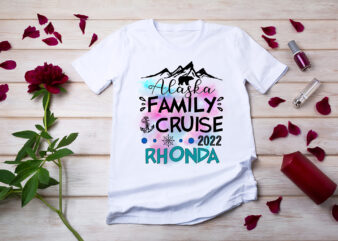 RD Personalized Alaska Family Cruise 2022 sublimation transfer ready to be pressed, personalized transfer, ocean vacation, travel trip tshirts