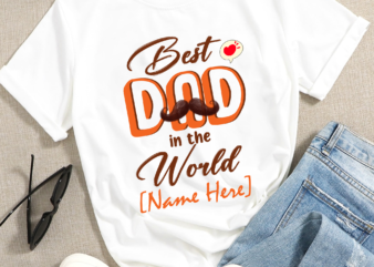 RD Personalized Best Dad In The World Coffee Mug