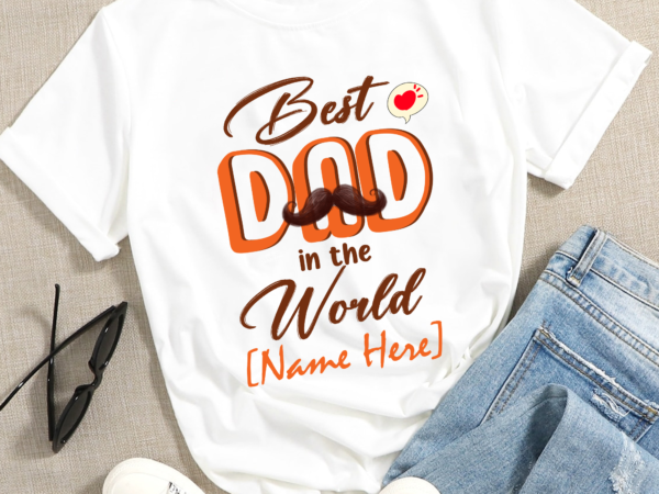 Rd personalized best dad in the world coffee mug t shirt design online