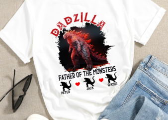 RD Personalized Dadzilla Father Of The Monsters T-Shirt