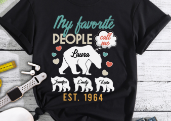 RD Personalized My Favorite People Call Me T-Shirt