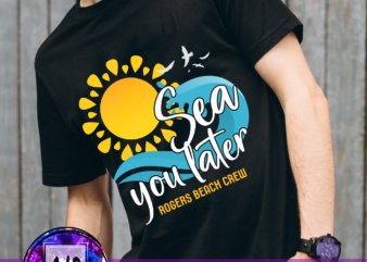 RD Personalized Sea You Later T-Shirt – Matching Family Vacation Shirts