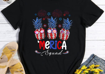 RD Pineapple Merica Squad Shirt, Happy 4th Of July, Patriotic Pineapple Merica, American Flag, Independence Day Gift Shirt