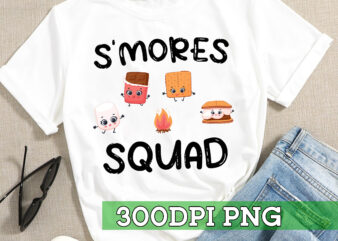 RD S_mores Marshmallows Funny Smores Squad Camping Campfire T-Shirt