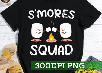 RD S_mores Marshmallows Funny Smores Squad Camping Campfire T-Shirt1