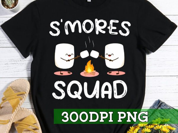 Rd s_mores marshmallows funny smores squad camping campfire t-shirt1