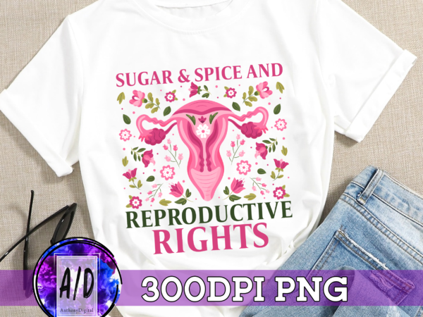 Rd sugar _ spice and reproductive rights shirt 1973 pro choice roe v wade tshirt retro pro roe women_s freedom abortion rights graphic tee-1