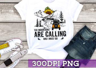 RD Sunflower Png Printable, The Mountains Are Calling And I Must Go Jeep Png,Digital Download Print,INSTANT DOWNLOAD, Digital t shirt design online